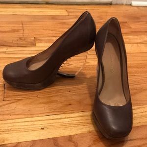 💥Allsaints Spitalfields Brown Leather Heels💥